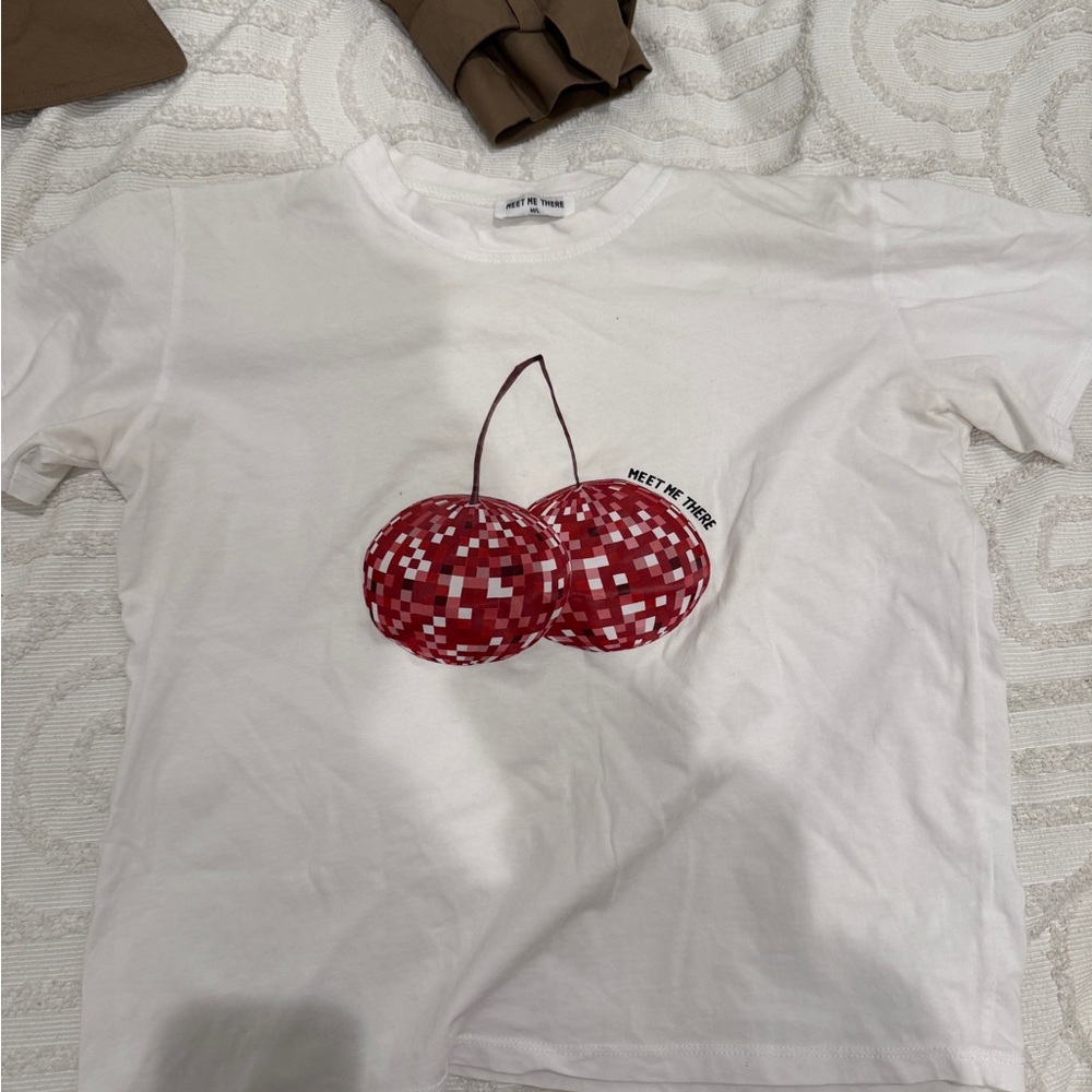 Meet me there cherry t shirt